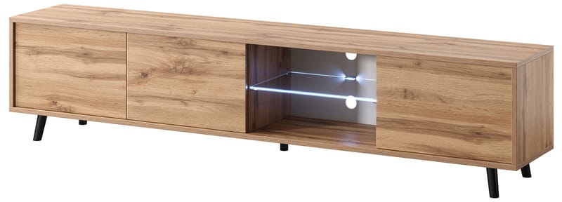 Vipan TV-benk 175 cm - Eik - Møbler - Mediamøbel & tv møbel - TV-benk & mediabenk