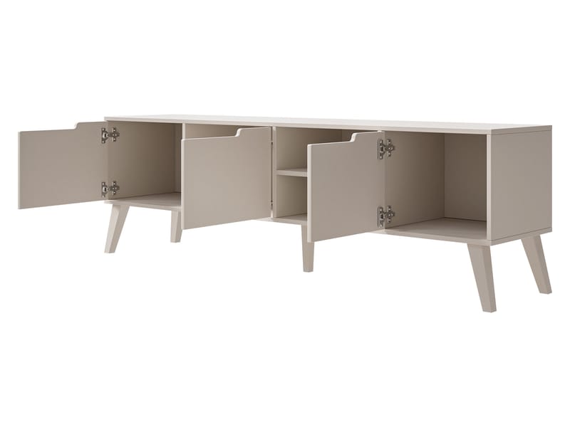 Virello TV-benk 180 cm - beige - Møbler - Mediamøbel & tv møbel - TV-benk & mediabenk