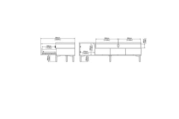 Virender TV-benk 48,2 cm - Møbler - Mediamøbel & tv møbel - TV-benk & mediabenk