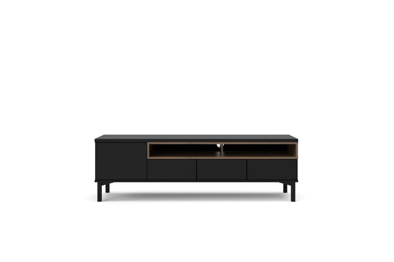 Virender TV-stativ 48 cm - Svart/Natur - Møbler - Mediamøbel & tv møbel - Mediestativ & veggfeste