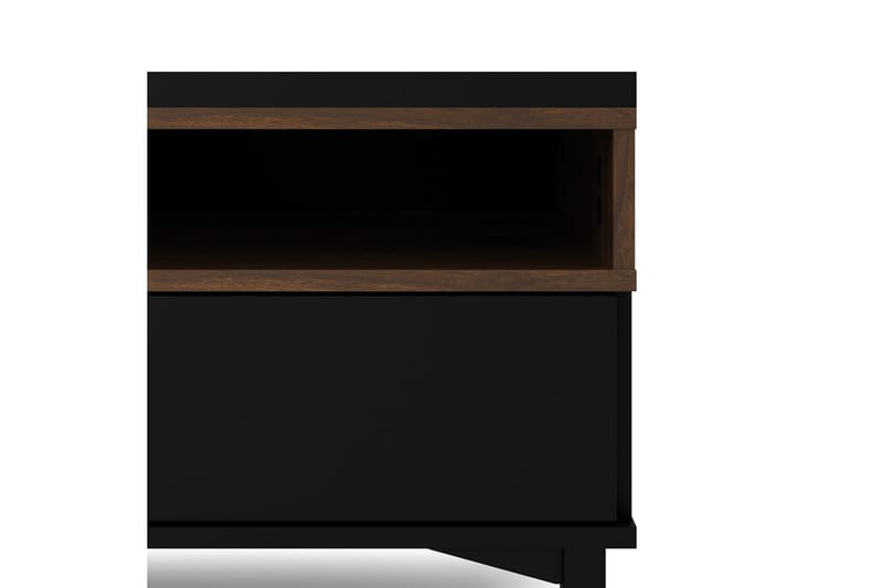 Virender TV-stativ 48 cm - Svart/Natur - Møbler - Mediamøbel & tv møbel - Mediestativ & veggfeste
