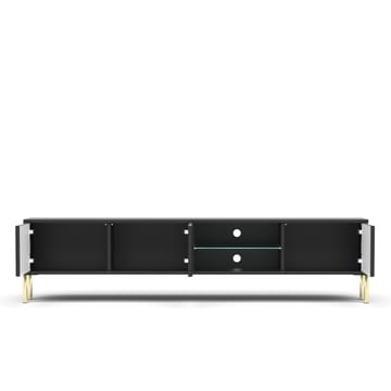 Virmani TV-benk 175 cm - Svart - Møbler - Mediamøbel & tv møbel - TV-benk & mediabenk