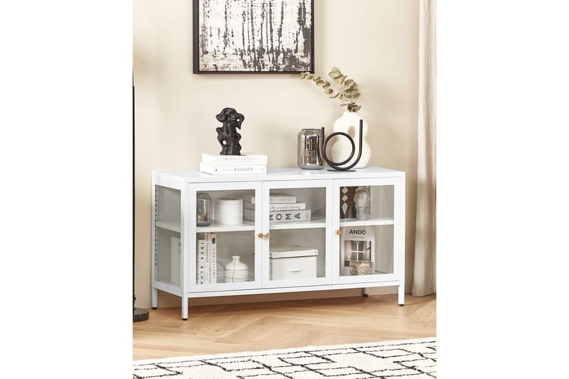 Vitrine Newport Hvit - Hvit - Møbler - Mediamøbel & tv møbel - TV-skap