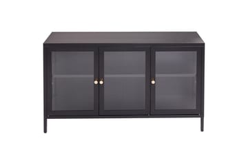 Vitrine Newport Svart - Svart - Oppbevaring - Skap - Vitrineskap