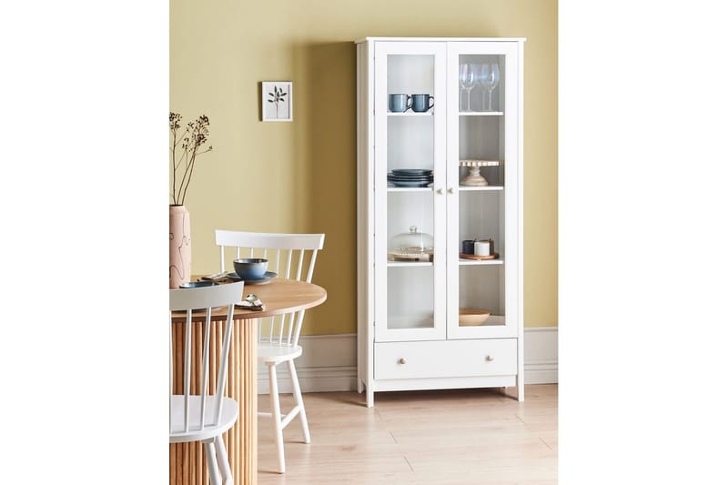 Vitrine Nornalup Hvit - Hvit - Møbler - Mediamøbel & tv møbel - TV-skap