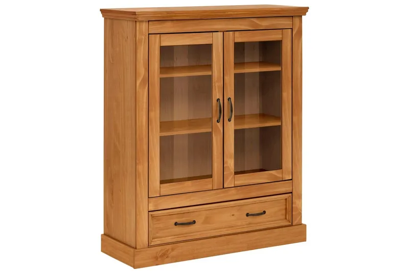 Vitrine Selma Beis/funksjonsbeskrivelse - Beis/funksjonsbeskrivelse - Oppbevaring - Skap - Vitrineskap