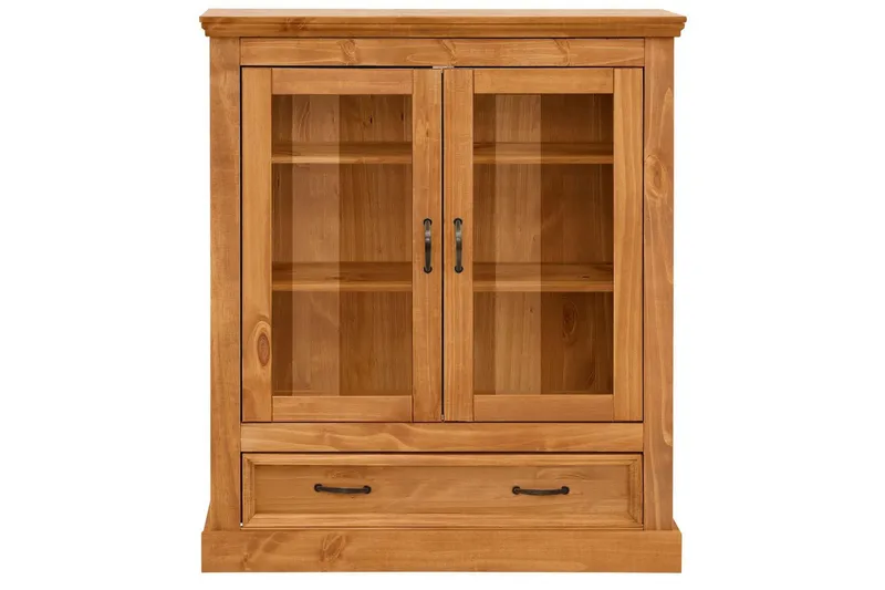 Vitrine Selma Beis/funksjonsbeskrivelse - Beis/funksjonsbeskrivelse - Oppbevaring - Skap - Vitrineskap