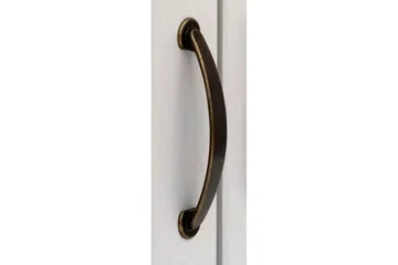 Vitrine Selma Hvit/Beis/Voks - Hvit/Beis/Voks - Oppbevaring - Skap - Vitrineskap