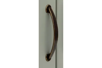 Vitrine Selma Salviegrønn/Beis/Voks - Salviegrønn/Beis/Voks - Oppbevaring - Skap - Vitrineskap