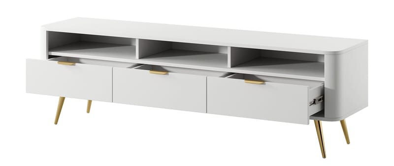 Walia TV-benk 162 cm - Hvit - Møbler - Mediamøbel & tv møbel - TV-benk & mediabenk