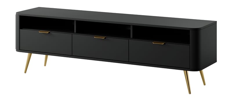 Walia TV-benk 162 cm - Svart - Møbler - Mediamøbel & tv møbel - TV-benk & mediabenk