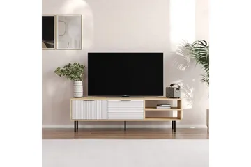 Wenus TV-benk 150 cm - Eik/Hvit - Møbler - Mediamøbel & tv møbel - TV-benk & mediabenk