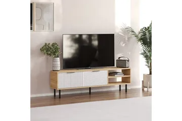 Wenus TV-benk 150 cm - Eik/Hvit - Møbler - Mediamøbel & tv møbel - TV-benk & mediabenk