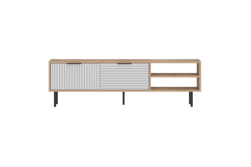 Wenus TV-benk 150 cm - Eik/Hvit - Møbler - Mediamøbel & tv møbel - TV-benk & mediabenk