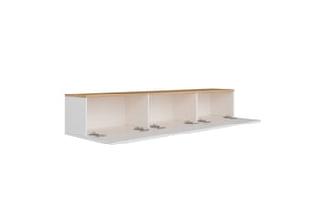 West Tv-benk 150 cm - Hvit/Brun - Møbler - Mediamøbel & tv møbel - TV-benk & mediabenk