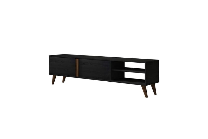 Ythmere TV-benk 160 cm - Svart - Møbler - Mediamøbel & tv møbel - TV-benk & mediabenk