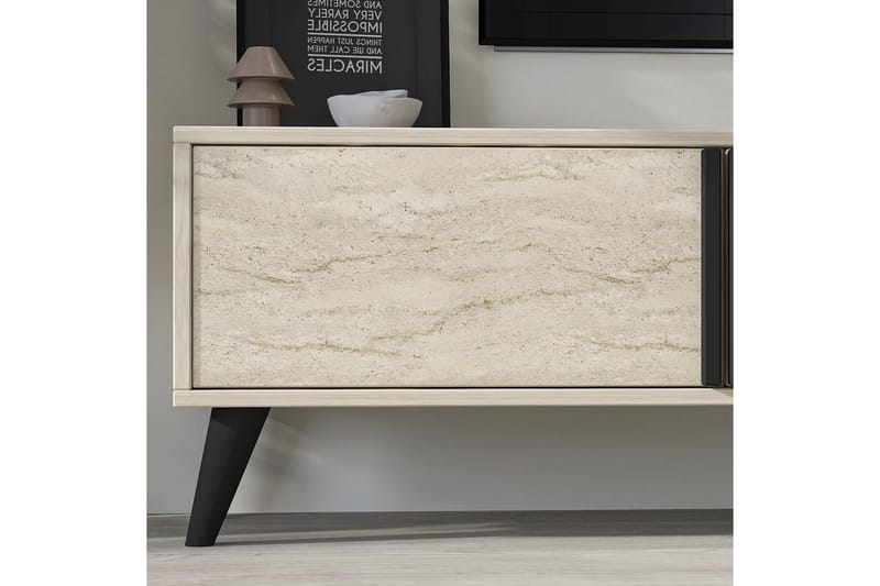 Ythmere TV-benk 160 cm - Taupe - Møbler - Mediamøbel & tv møbel - TV-benk & mediabenk