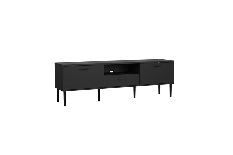 Yumi TV-benk 177 cm - Svart - Møbler - Mediamøbel & tv møbel - TV-benk & mediabenk