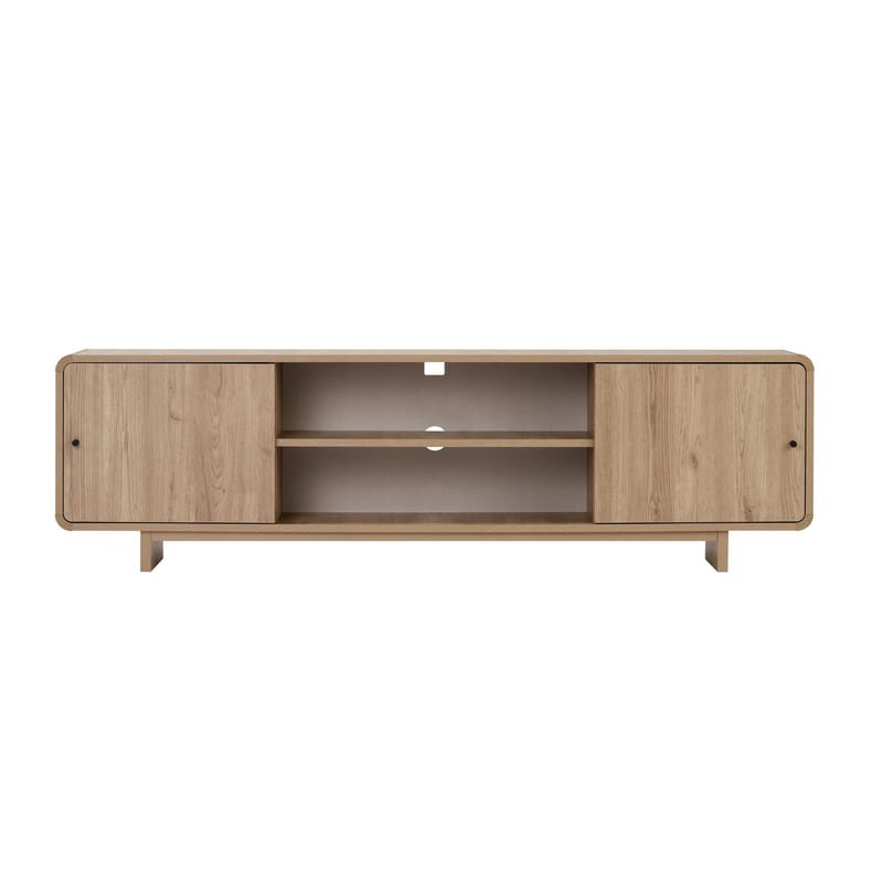 Zavio TV-benk med Oppbevaring 180x52x34 cm - Eik - Møbler - Mediamøbel & tv møbel - TV-benk & mediabenk