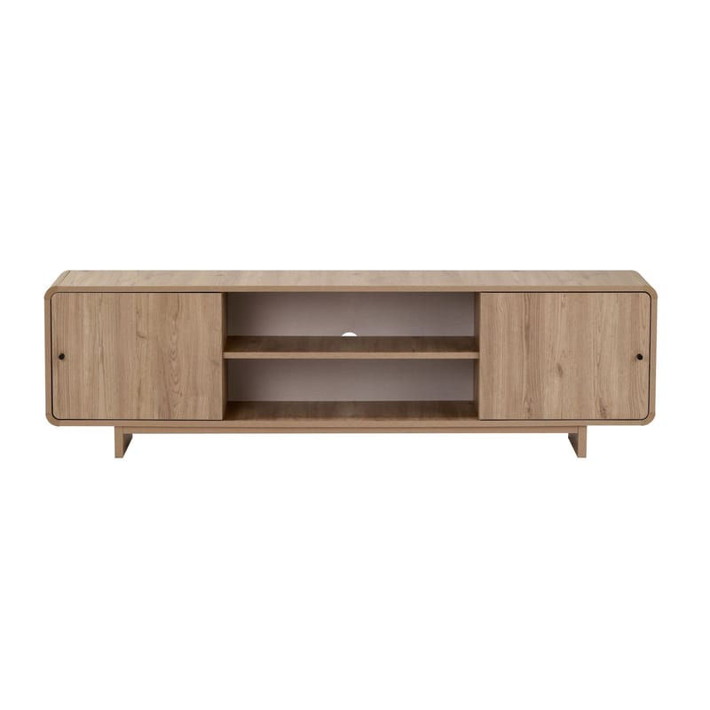 Zavio TV-benk med Oppbevaring 180x52x34 cm - Eik - Møbler - Mediamøbel & tv møbel - TV-benk & mediabenk