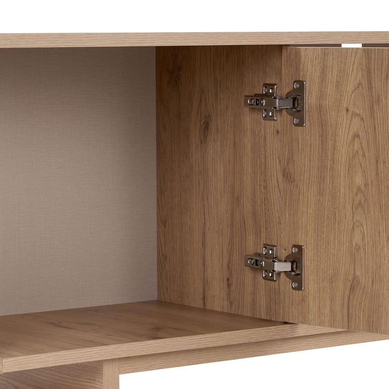 Zavio TV-benk med Oppbevaring 180x52x34 cm - Eik - Møbler - Mediamøbel & tv møbel - TV-benk & mediabenk