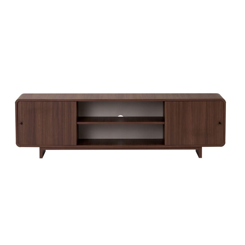 Zavio TV-benk med Oppbevaring 180x52x34 cm - Valnøtt - Møbler - Mediamøbel & tv møbel - TV-benk & mediabenk