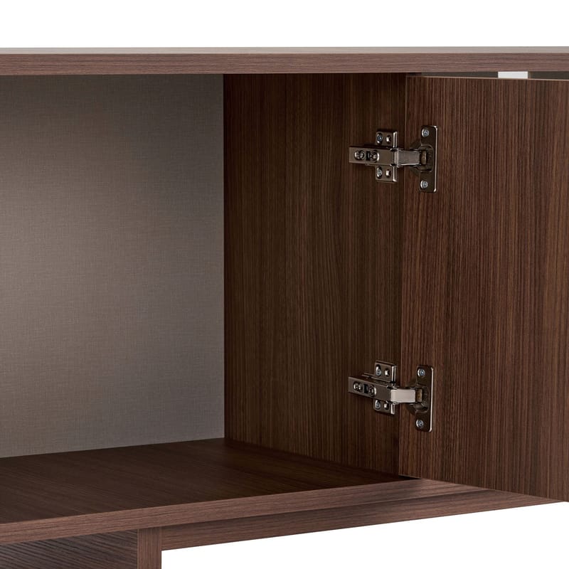 Zavio TV-benk med Oppbevaring 180x52x34 cm - Valnøtt - Møbler - Mediamøbel & tv møbel - TV-benk & mediabenk
