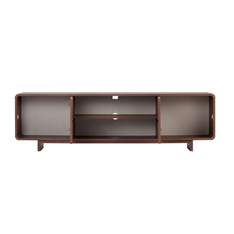 Zavio TV-benk med Oppbevaring 180x52x34 cm - Valnøtt - Møbler - Mediamøbel & tv møbel - TV-benk & mediabenk