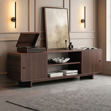 Zavio TV-benk med Oppbevaring 180x52x34 cm - Valnøtt - Møbler - Mediamøbel & tv møbel - TV-benk & mediabenk