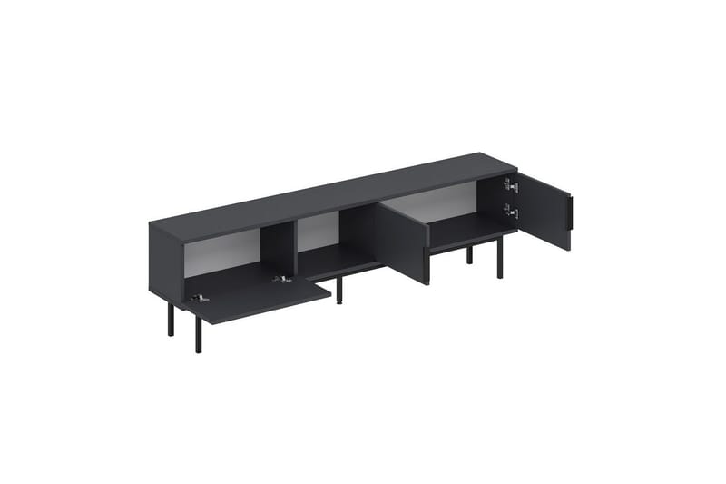 Zeiran TV-benk 180 cm - Antrasitt - Møbler - Mediamøbel & tv møbel - TV-benk & mediabenk