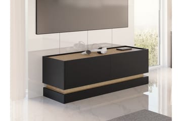 Zelric Tv-bänk 150 cm - Svart - Møbler - Mediamøbel & tv møbel - TV-benk & mediabenk