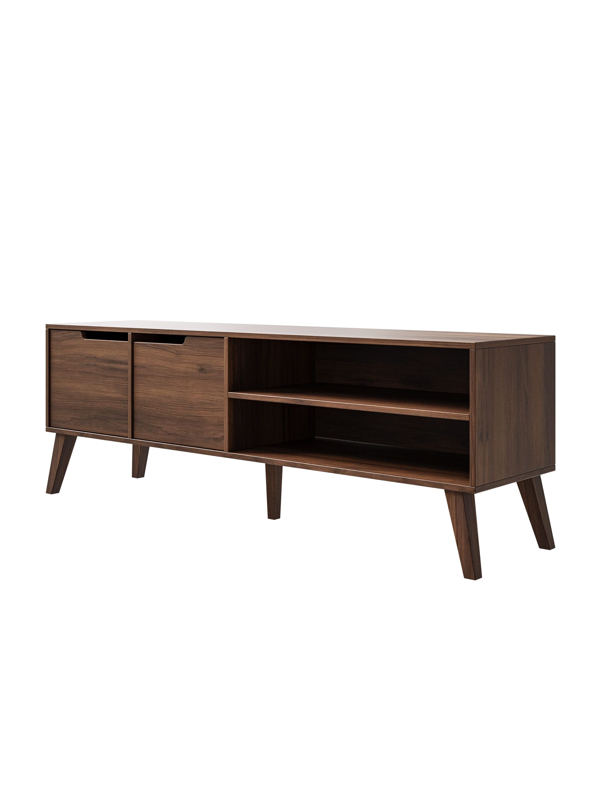 Zelto TV-benk 160 cm - Warmia valnøtt