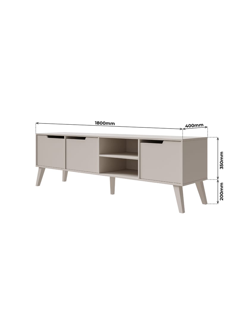 Zelto TV-benk 180 cm - Kasjmir - Møbler - Mediamøbel & tv møbel - TV-benk & mediabenk