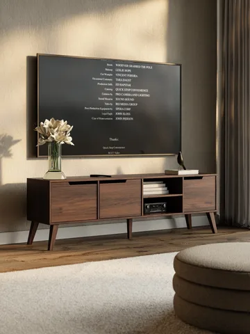 Zelto TV-benk 180 cm - Warmia valnøtt - Møbler - Mediamøbel & tv møbel - TV-benk & mediabenk