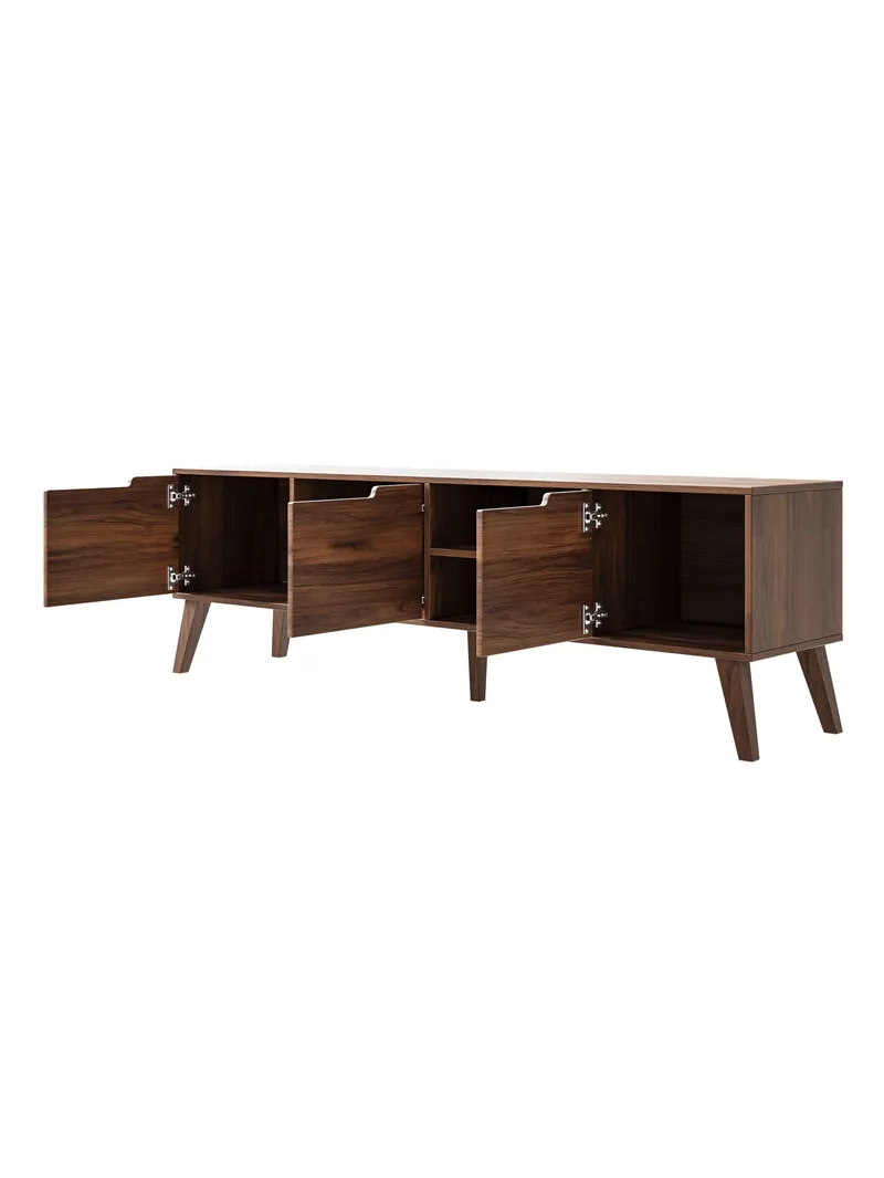Zelto TV-benk 180 cm - Warmia valnøtt - Møbler - Mediamøbel & tv møbel - TV-benk & mediabenk