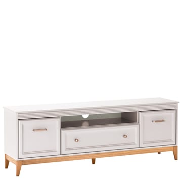 Zeylor Gulvstående TV-benk 179 cm med Oppbevaring i Malt Tre - Beige - Møbler - Mediamøbel & tv møbel - TV-benk & mediabenk