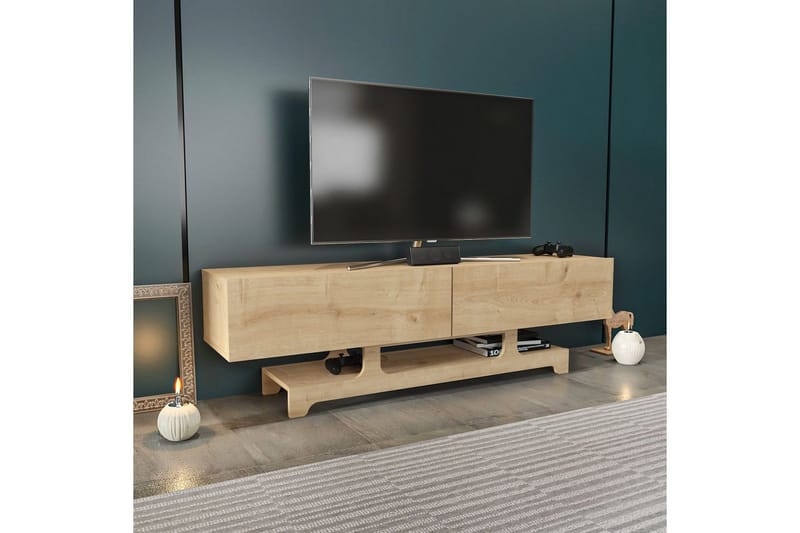 Zira TV-benk 160 cm - Eik - Møbler - Mediamøbel & tv møbel - TV-benk & mediabenk