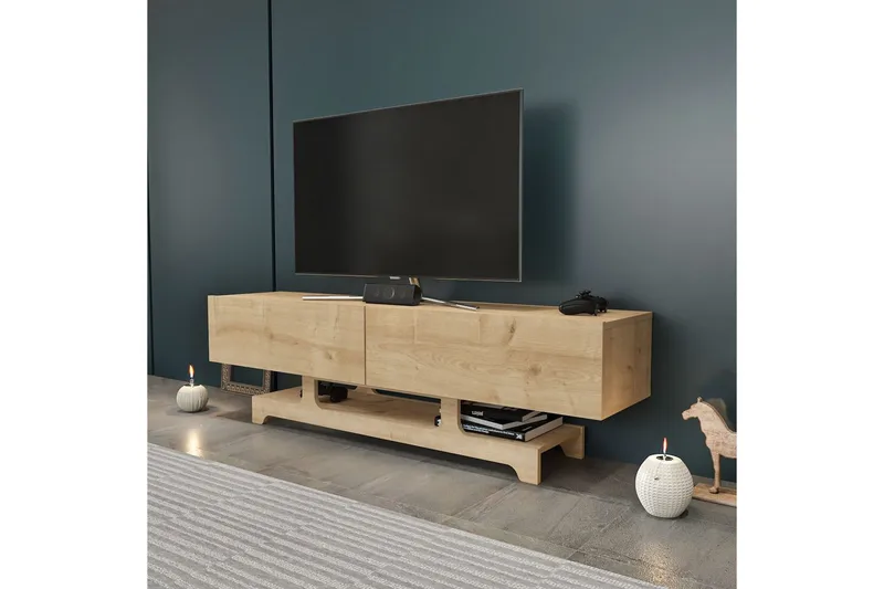 Zira TV-benk 160 cm - Eik - Møbler - Mediamøbel & tv møbel - TV-benk & mediabenk