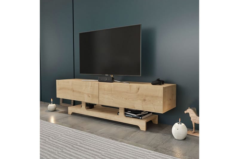 Zira TV-benk 160 cm - Eik - Møbler - Mediamøbel & tv møbel - TV-benk & mediabenk