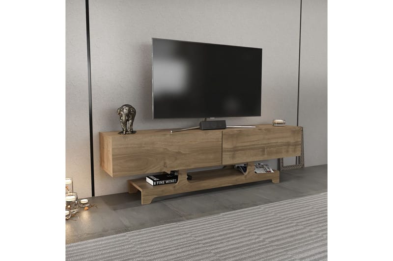 Zira TV-benk 160 cm - Valnøtt - Møbler - Mediamøbel & tv møbel - TV-benk & mediabenk