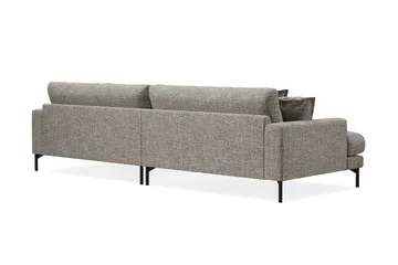 Menard Premium 5-seters dyp sofa i chenille - Grå - Møbler - Sofaer