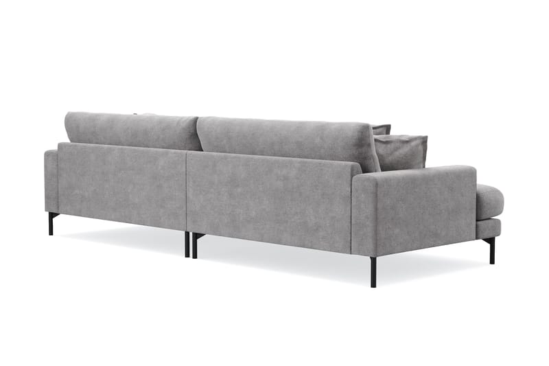 Menard Premium 5-seters dyp sofa i chenille - Grå - Møbler - Sofaer