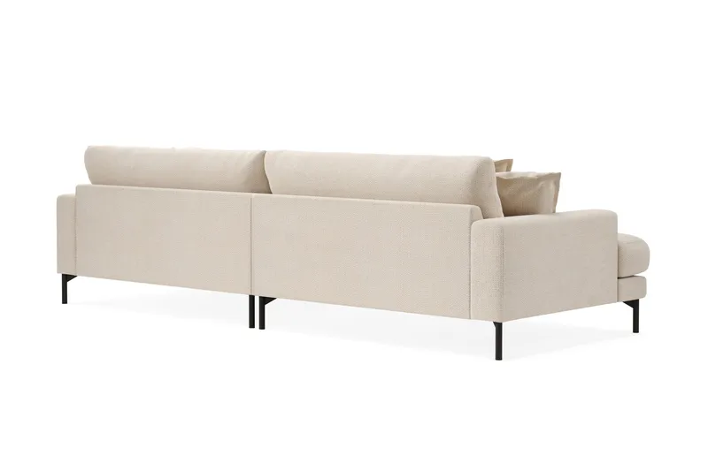 Menard Premium 5-personers Dyb Sofa i Chenille - Lys Beige - Møbler - Sofaer
