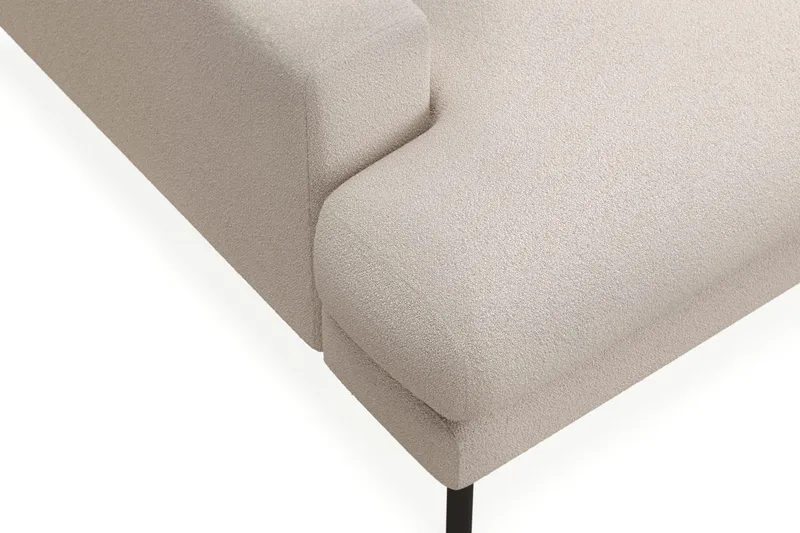 Menard Premium 5-personers Dyb Sofa i Bouclé - Lys Beige - Møbler - Sofaer