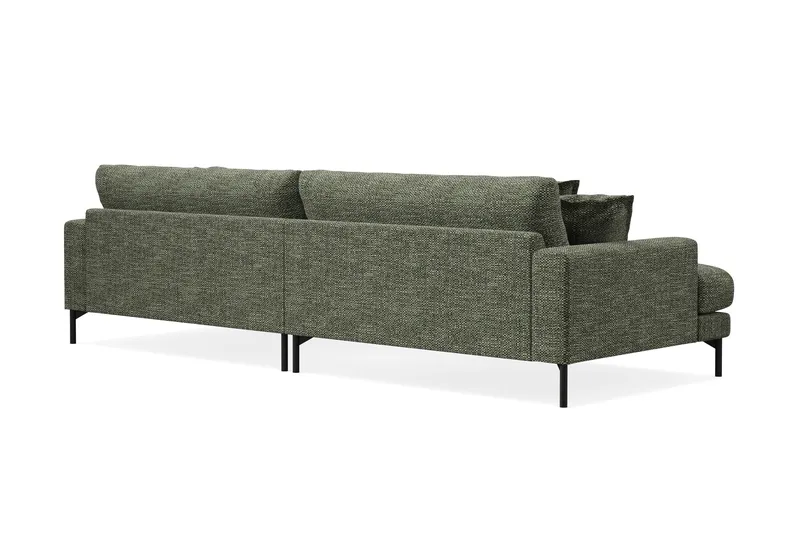 Menard Premium 5-personers Dyb Sofa i Chenille - Grøn - Møbler - Sofaer