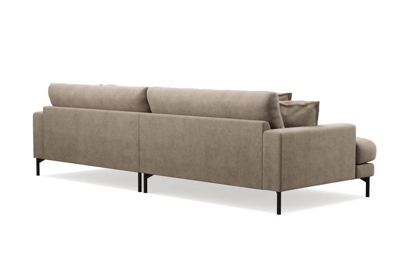 Menard Premium 5-seters dyp sofa i stoff - Brun - Møbler - Sofaer