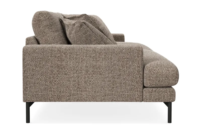 Menard Premium 5-personers Dyb Sofa i Chenille - Brun - Møbler - Sofaer