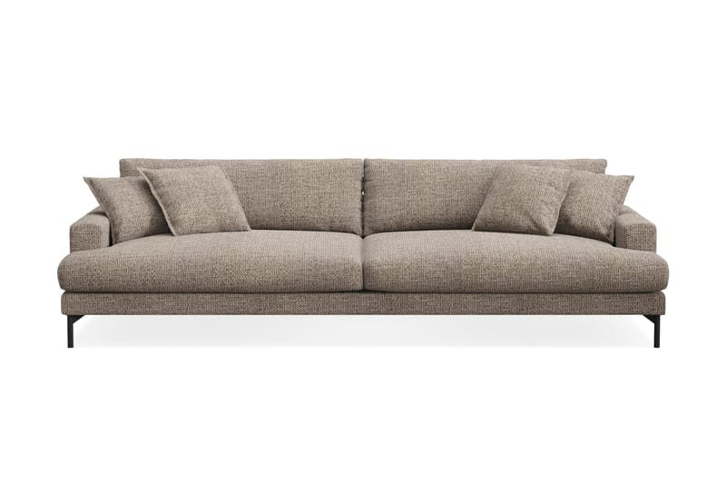 Menard Premium 5-personers Dyb Sofa i Chenille - Brun - Møbler - Sofaer