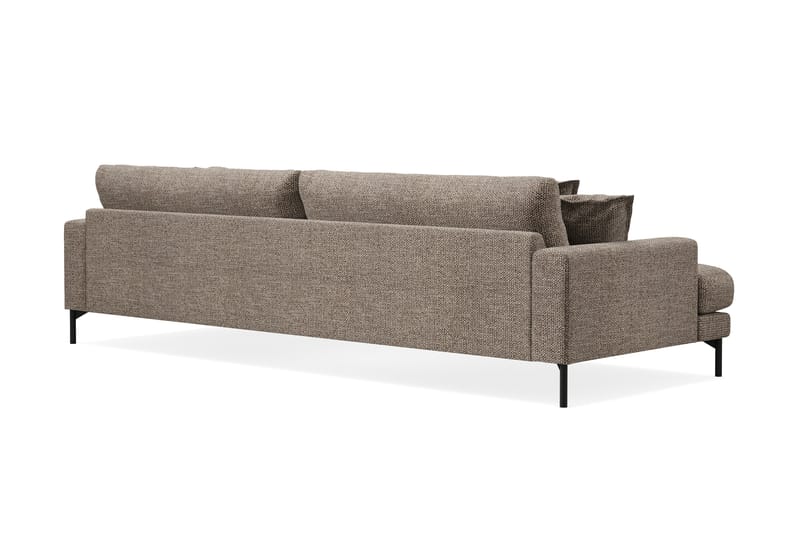 Menard Premium 5-personers Dyb Sofa i Chenille - Brun - Møbler - Sofaer