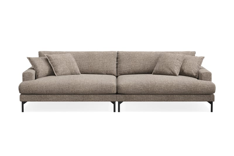 Menard Premium 5-personers Dyb Sofa i Chenille - Brun - Møbler - Sofaer